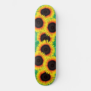 Art Sunflowers - Happy Summer Skateboard