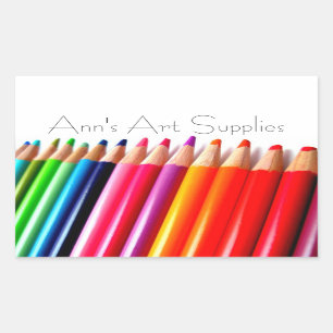 Art Supplies Label