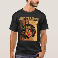 Art Teacher Afro African American Women Black Hist