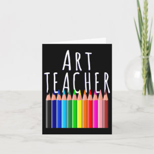 Art Teacher Back To School Creative Artist Gift Card