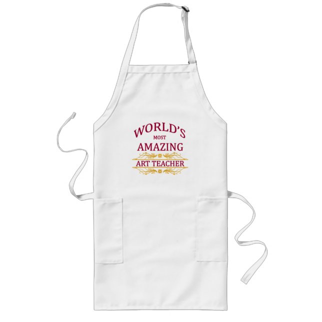 Art Teacher Long Apron (Front)