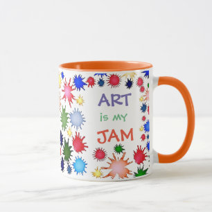 Art Teacher Mug,Art Jam, Gift for Teacher Mug