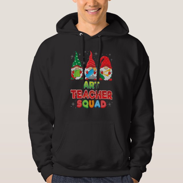 Art Teacher Squad Christmas Gnomes Gnome Sweater U (Front)