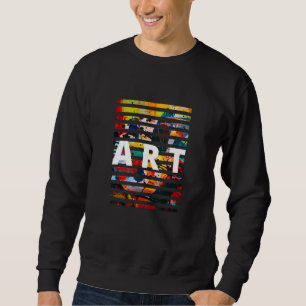 Art Teachers And Artist Abstract Sweatshirt