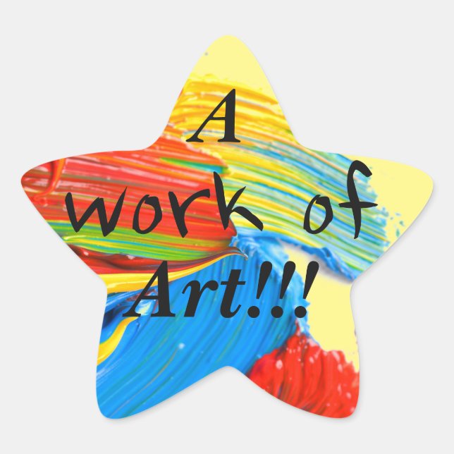 Art Teacher's "Award Winning" Stickers (Front)