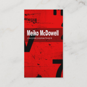 Art Tech Business Card "Choreographer"