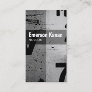 Art Tech Business Card "Novelist Author Writer"