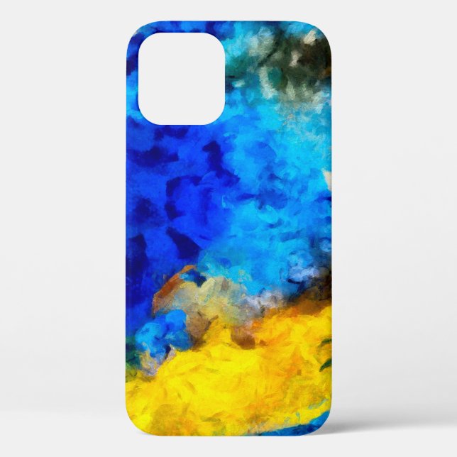 Art texture, creative oil background, striped and  Case-Mate iPhone case (Back)