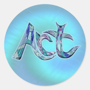 Art the Word  Classic Round Sticker