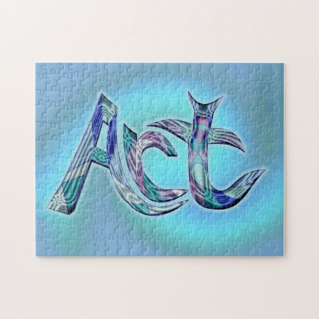 Art the Word  Jigsaw Puzzle (Horizontal)