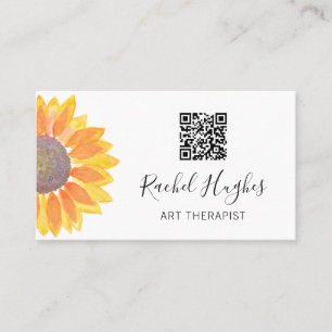 Art Therapist QR Code Business Card