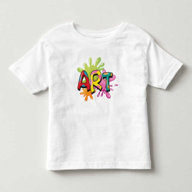 Art Toddler T-shirt (Front)