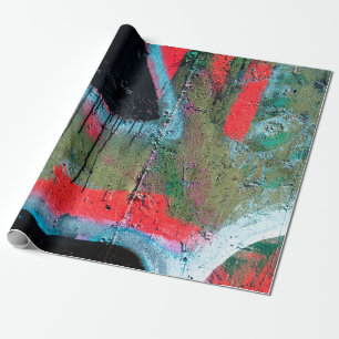 Art under ground. Beautiful street art graffiti st Wrapping Paper