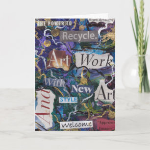 Art Upcycle Card