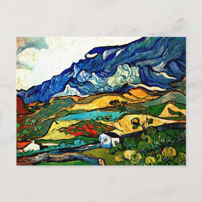 Art Vincent van Gogh, Les Alpilles, Carte postale (Devant)