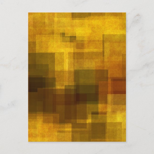 art vintage colourful abstract geometric postcard (Front)