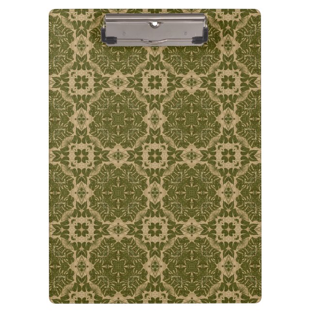 Art vintage damask pattern clipboard (Front)