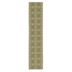 Art vintage damask pattern short table runner