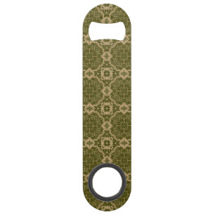 Art vintage damask pattern speed bottle opener