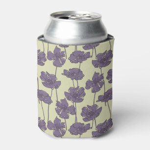 Art vintage floral pattern background can cooler