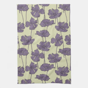 Art vintage floral pattern background kitchen towel