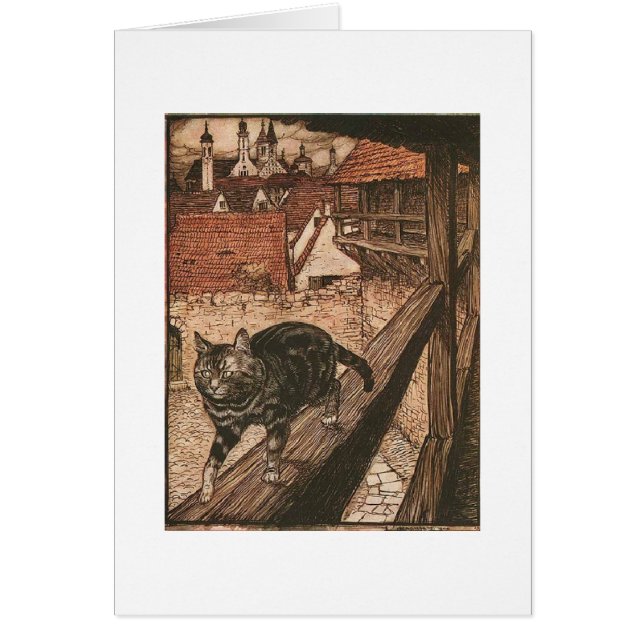 Art vintage - l'aventure du chat, (Devant)