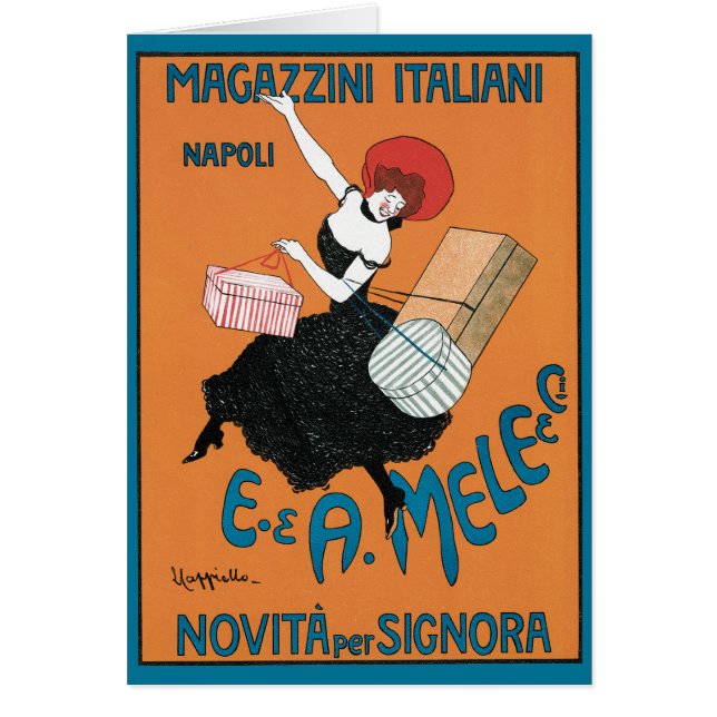 Art vintage Nouveau Magazzini Italiani par Capiell (Devant)