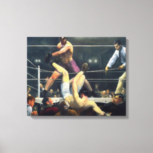 Art Vintage Sport Boxe 1924 Toile