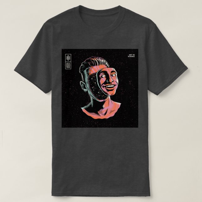 Art vs Science  T-Shirt (Design Front)