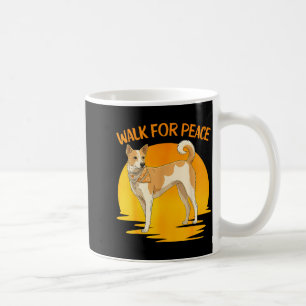 Art Walk Peace Aloka Dog Minimalist Coffee Mug