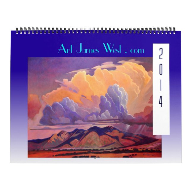 Art West 2014 Calendar! Fantastic Clouds and Roads Calendar (Cover)