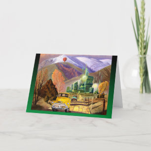 ART WEST GREETING CARD Once Upon a Time in Taos