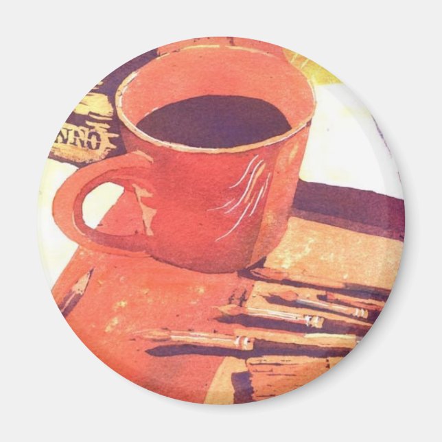 Art with coffee magnet (Front)