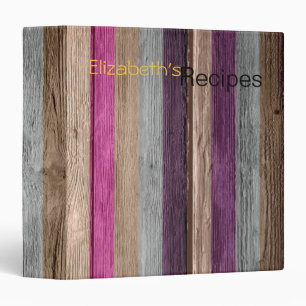 Art Wood Modern Binder