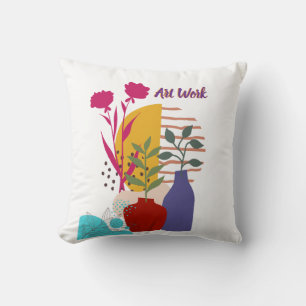 Art Work Design Throw Pillow