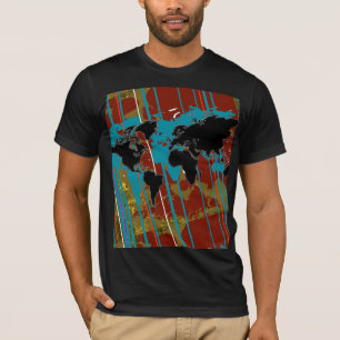 art world map design T-Shirt