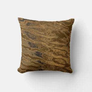Art zebra tiger throw pillow