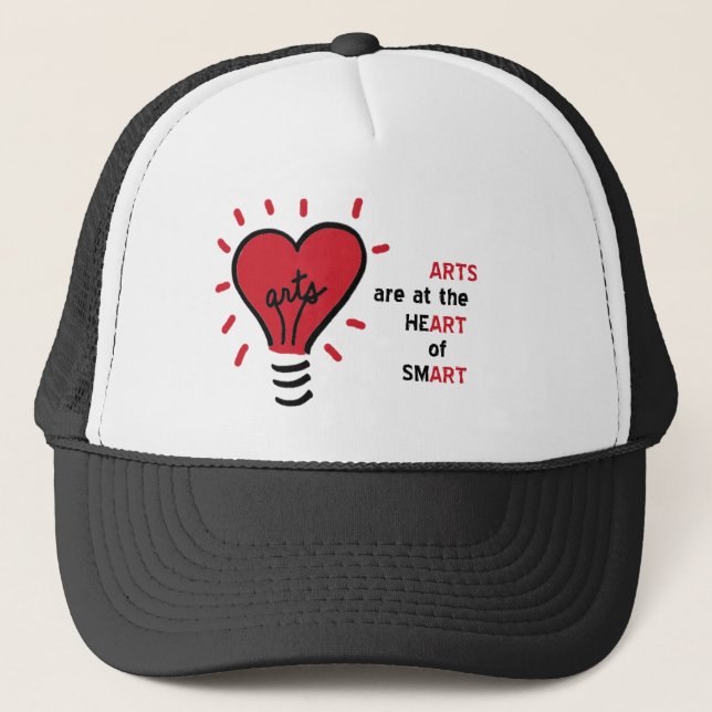 artbulblogobig trucker hat (Front)