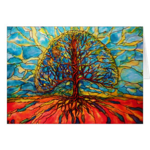 ArtByRae - arbre de carte postale de la vie