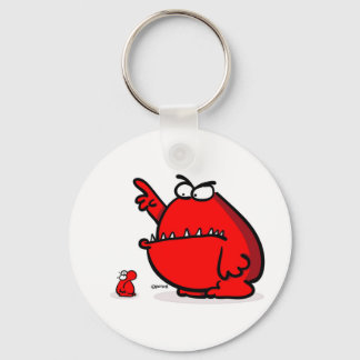 Artcartoon_sod_off_monster Keychain