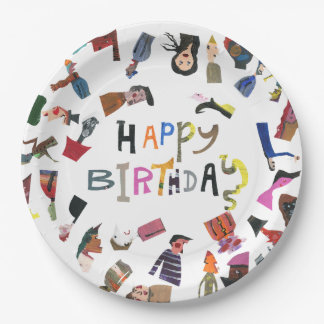 ARTCHER HAPPY BIRTHDAY PAPER PLATE