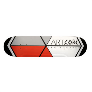 ArtCore Skateboards/ Big Logo RED Skateboard