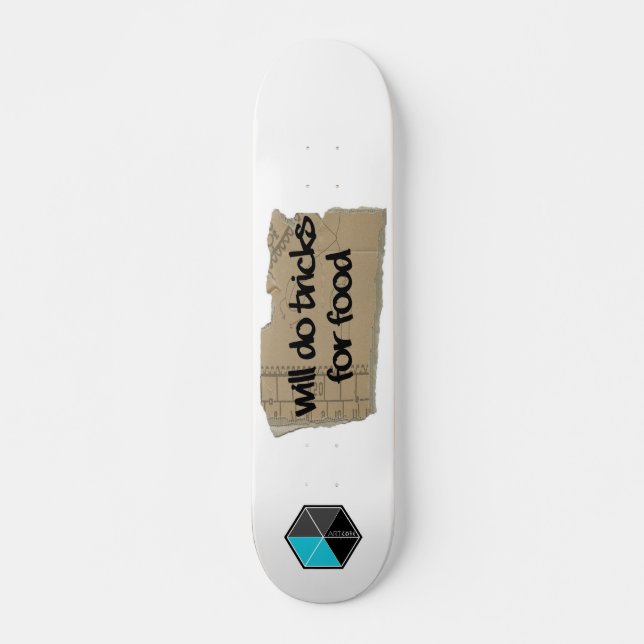 ArtCore-Skateboards/ Theme Tricks For Food Skateboard (Front)