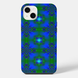 Artdeco Abstract Flowers and Stars iPhone 14 Plus Case