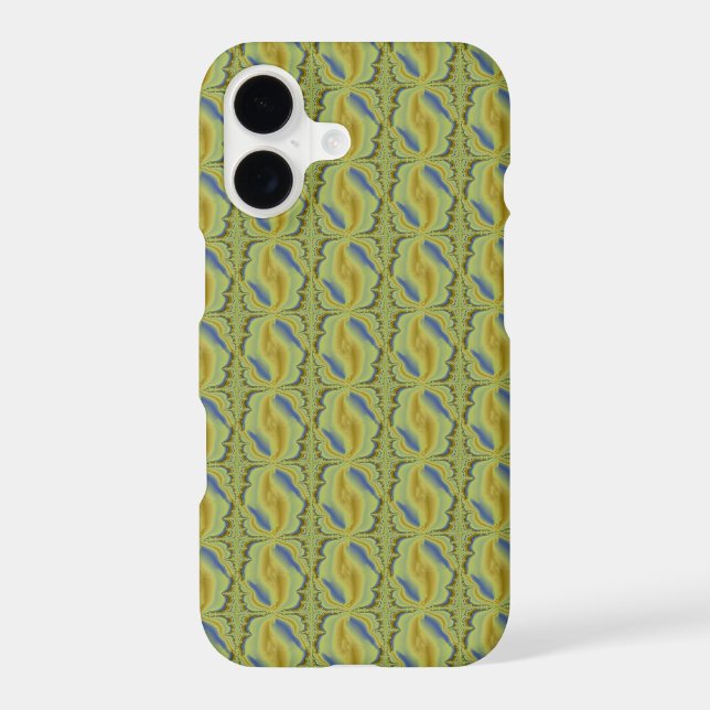 Artdeco bleu jaune dans le style rétro (Verso)