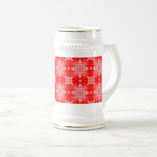 Artdeco Flowers in Retro Style Beer Stein