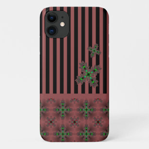 Artdeco Flowers in Retro Style iPhone 11 Case