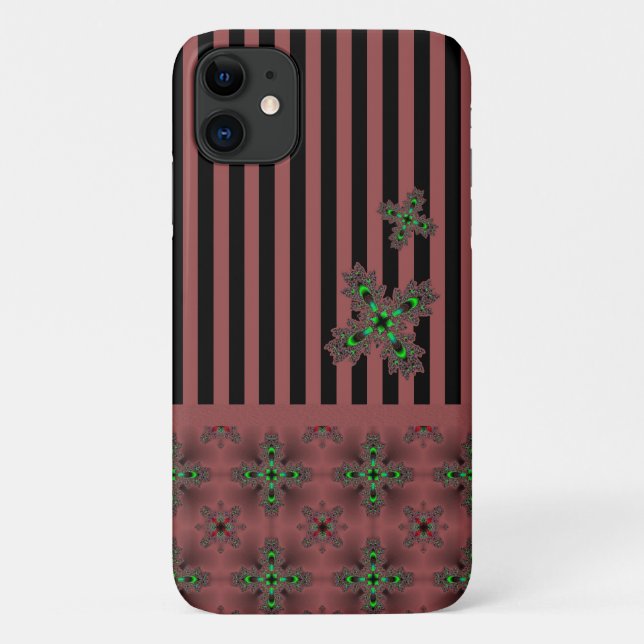 Artdeco Flowers in Retro Style Case-Mate iPhone Case (Back)