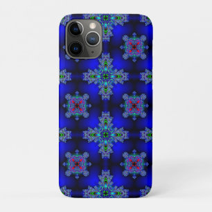 Artdeco Flowers in Retro Style iPhone 11 Pro Case