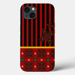Artdeco Flowers in Retro Style iPhone 13 Case